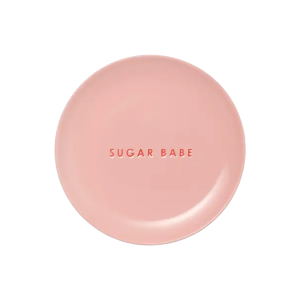 Vondels Cake Plate SUGAR BABE pink