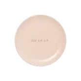 Cake Plate OH LA LA ecru