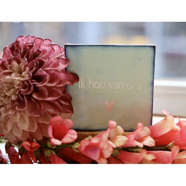 Tegel | Ik hou van ons