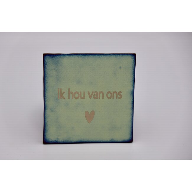 Tegel | Ik hou van ons