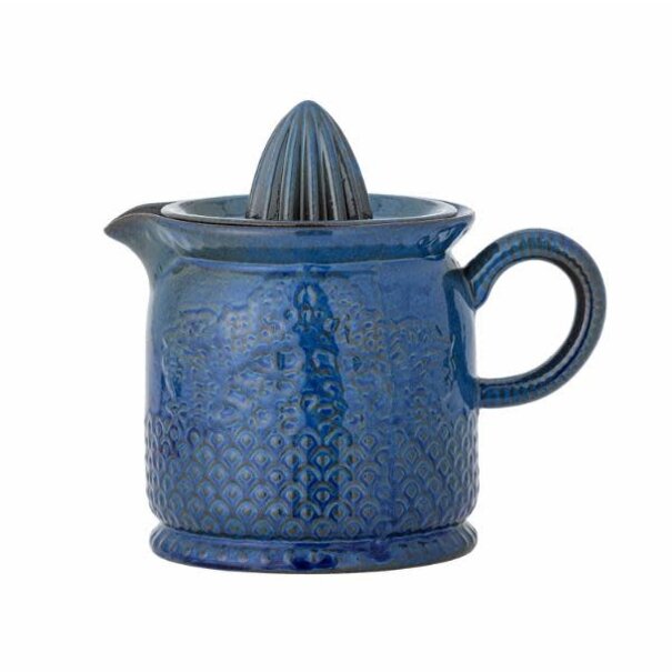 Bloomingville Liselu Lemon Juicer, Blue, Stoneware