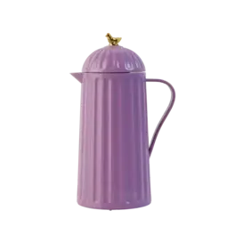 Thermo with gold bird in lid