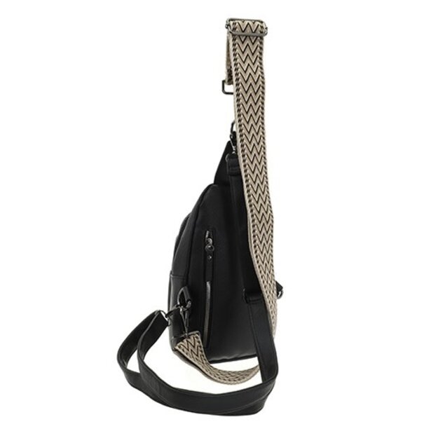 I'm DUTCH Black crossbody Mattie