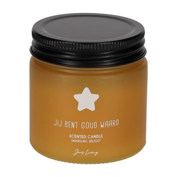 Jens Living Jens Living geurkaars | Jij bent goud waard