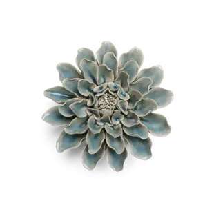 Keramieken bloem | Powder blue aphtodite dahlia