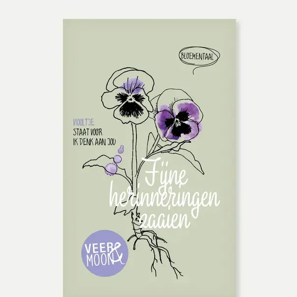 Veer & Moon Zadenzakje | Fijne herinneringen zaaien