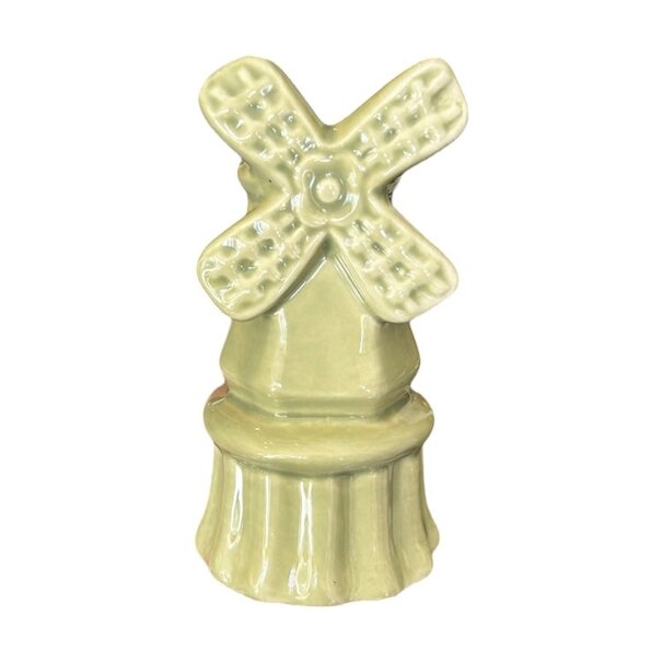 Mevrouw Potjes Vaasje molen groen