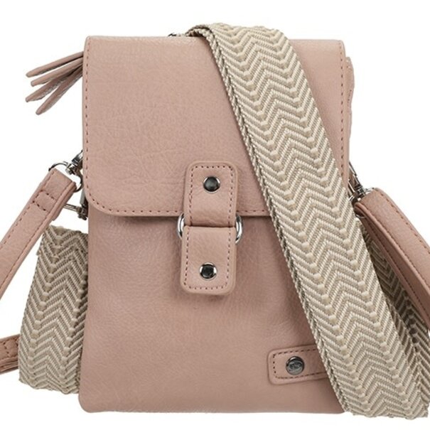 I'm DUTCH Vintage pink telefoon- en schoudertasje Keith