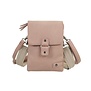 Vintage pink telefoon- en schoudertasje Keith