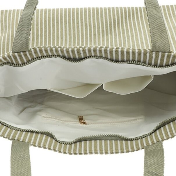 I'm DUTCH Light green strandtas Saverne