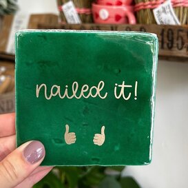 Tegel | Nailed it - groen