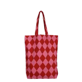 Katoen tas | Diamond grapefruit + brick