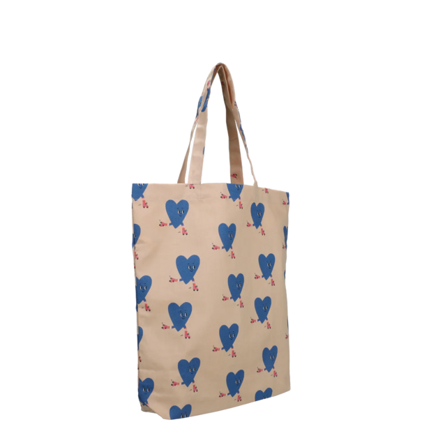 Mevrouw Potjes Katoen tas | roller heart