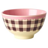 Melamine Bowl with Check Me Out Print
