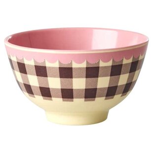 Melamine Bowl with Check Me Out Print