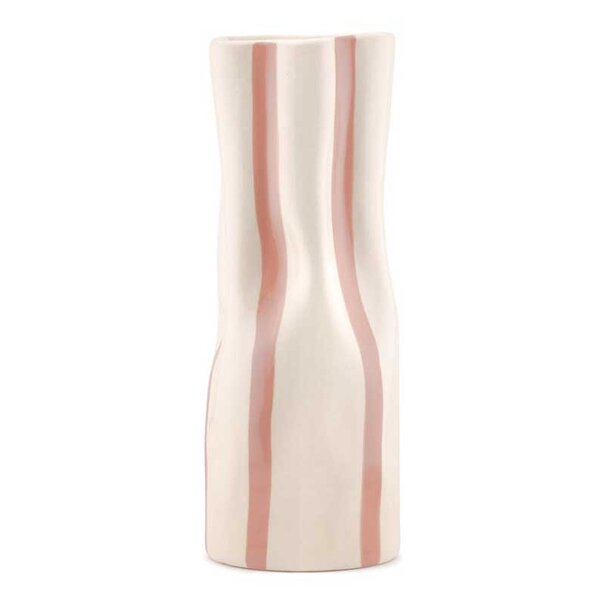 Home Bound Vaas beige gestreept S