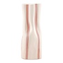 Vaas beige gestreept S