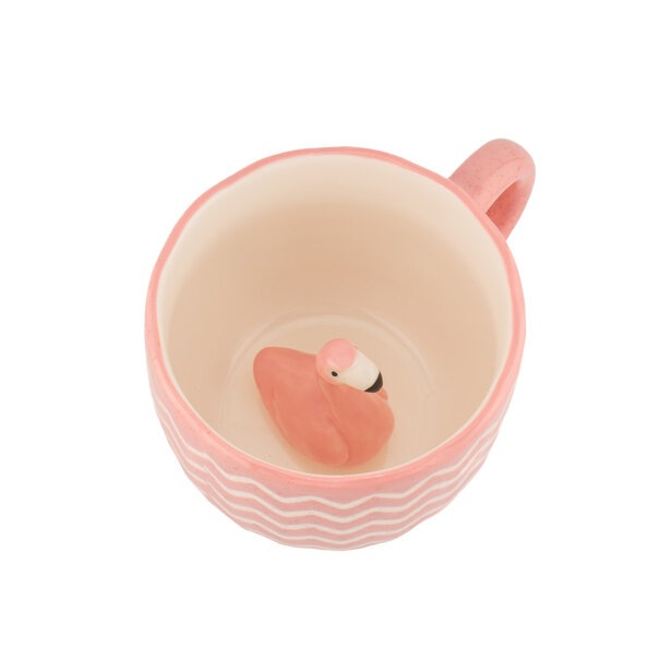 Sass & Belle Surprise Flamingo Mug