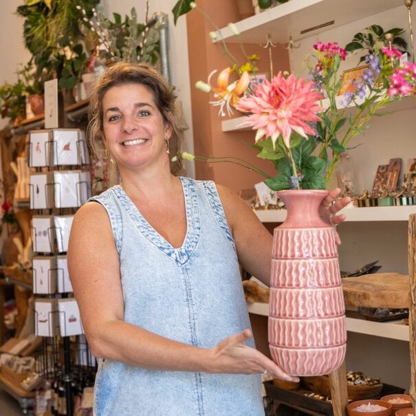 Mevrouw Potjes Zijden boeket Bella