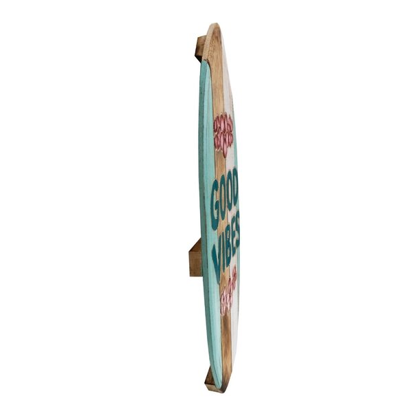 JoJo living Surfplank | Good Vibes - Turquoise/groen