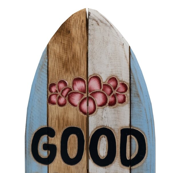JoJo living Surfplank | Good Vibes - blauw
