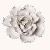Keramieken wandbloem | Ivoor Sneeuwklokje