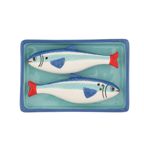 Sass & Belle Sardine salt & pepper shakers