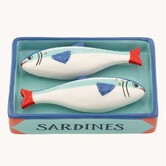 Sardine salt & pepper shakers