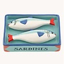 Sardine salt & pepper shakers