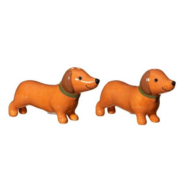 Sass & Belle Sausage dog salt & pepper shakers