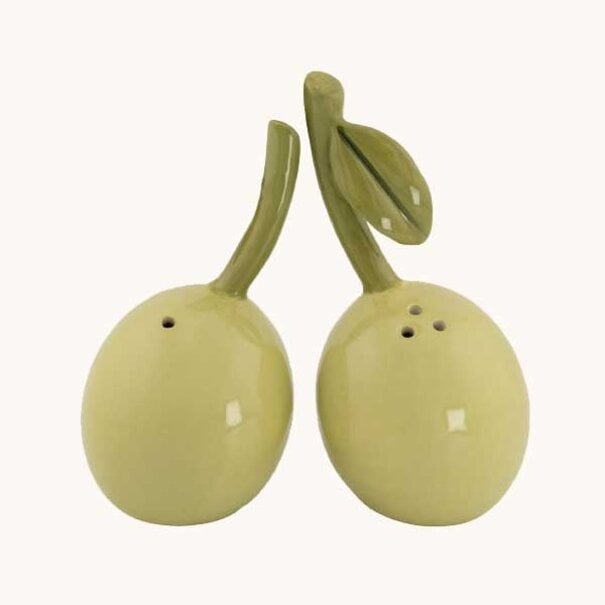 Sass & Belle Olive salt & pepper shakers