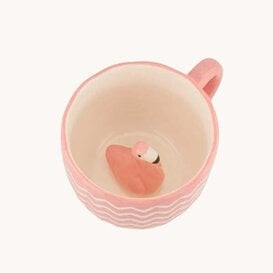 Surprise Flamingo Mug