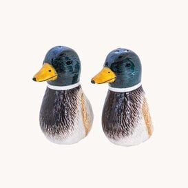 Mallard duck salt & pepper shakers