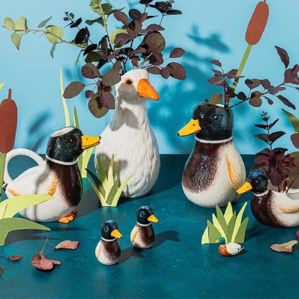 Sass & Belle Mallard duck salt & pepper shakers