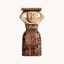 Batik plantenhouder - Bruin