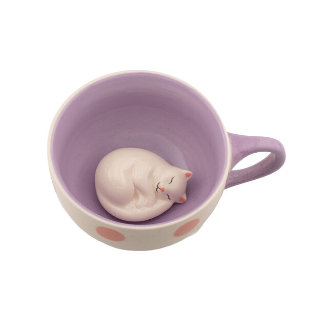 Sass & Belle Surprise cat tea for one