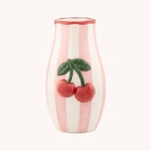 Handpainted cherry vase