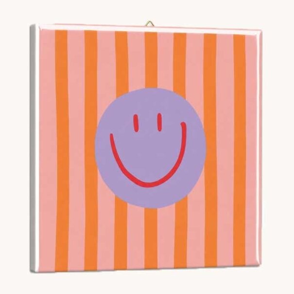 Home Bound Tegeltje - smiley