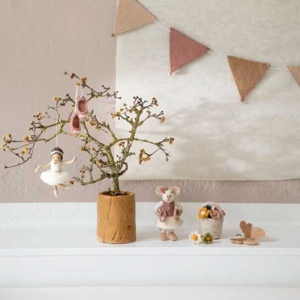 Gry & Sif Ballerina - White