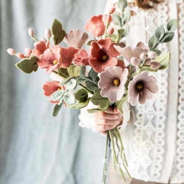 Gry & Sif Hollyhock dusty red