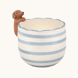 Peeking Sausage Dog Planter