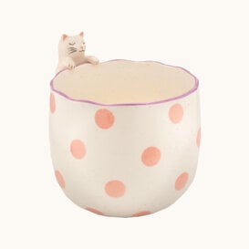 Peeking Cat Planter
