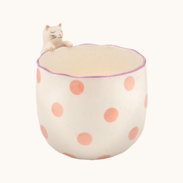 Sass & Belle Peeking Cat Planter