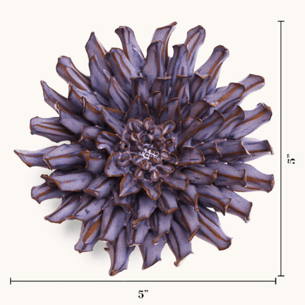 Chive Keramieken bloem | violet blue fleur