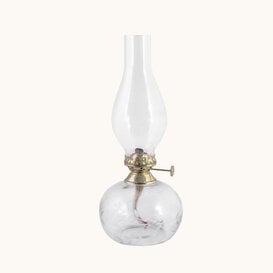 Kerosene Lamp Elisabeth Round Small Antique Brass