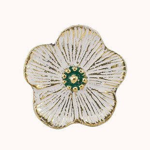 Faye Flower Knob white