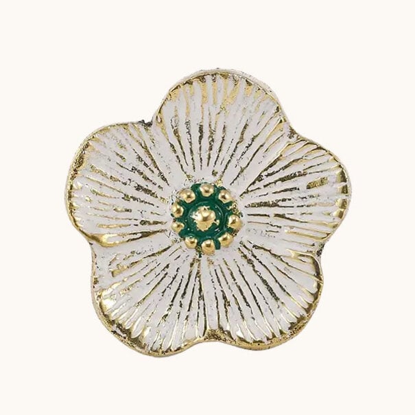 Doing goods Faye Flower Knob white