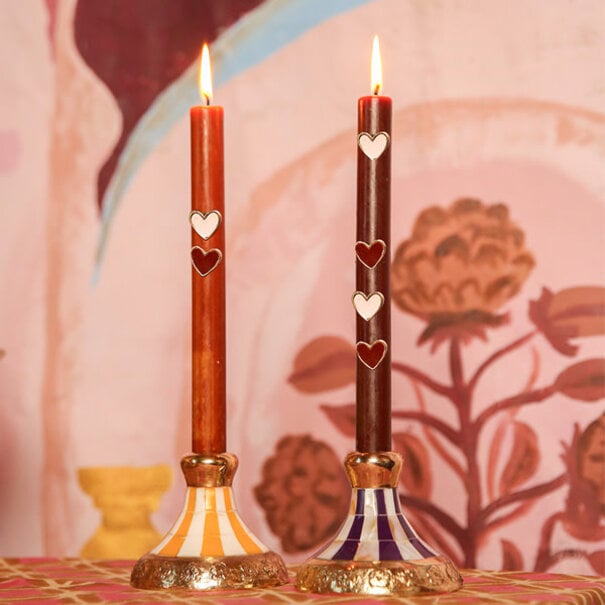 Doing goods Pyar heart candle charm