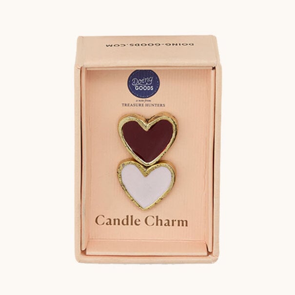 Doing goods Pyar heart candle charm
