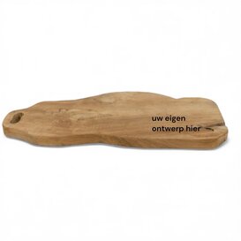 Teakhouten serveerplank